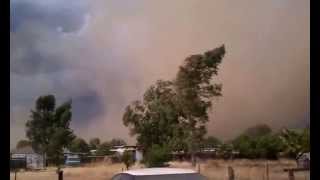 Mini tornado or SandStorm!?!?!? Madera, Ca 5/9/11
