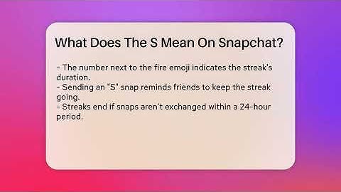 What Does The S Mean On Snapchat? - Everyday-Networking