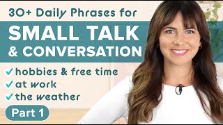 English Phrases For Daily Conversation Practice Small Talk