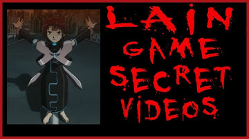Serial Experiments LAIN PS1 Game - All Secret Creepy Videos (+ More Info in the Description)