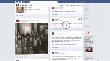 How to Use Facebook - Video 3 - Overview of Timeline