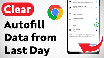 How to Clear Autofill Data from the Last Day in Google Chrome (Updated)