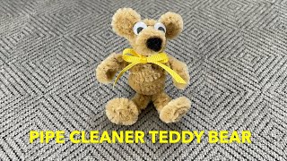 How to Make a Pipe Cleaner Teddy Bear