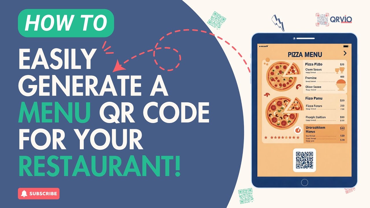 How to Easily Generate a Menu QR Code for Your Restaurant - YouTube