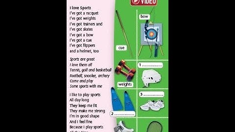 Excel 5 module 8 I Love Sports Song video ver