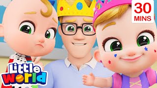 Pretty Pretty Princess , Lets Play Together | Little World 🌍💖 | Colors For Kids 🏳️‍🌈🌈