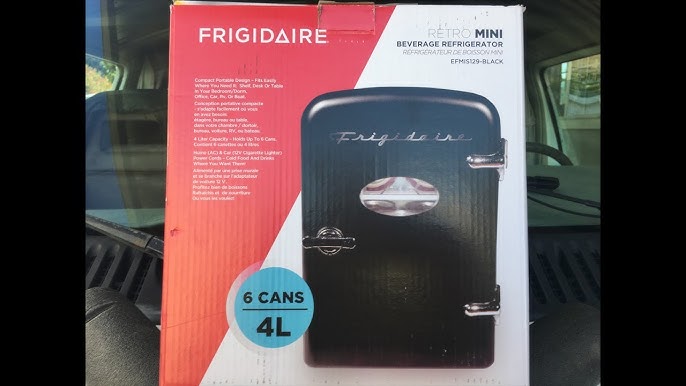 Frigidaire 6-Can Mini Retro Beverage Fridge - Red