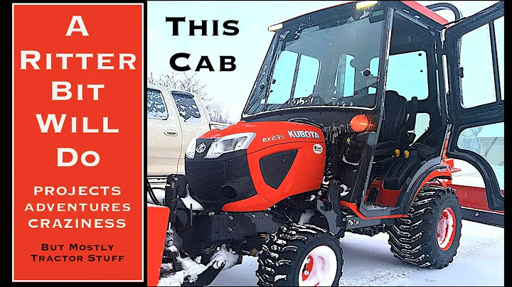BEST CAB FOR KUBOTA BX TRACTOR (curtis premium)
