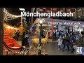 Mönchengladbach , Germany - Christmas Market Night Walk 2021(4k 60fps) Walking Tour