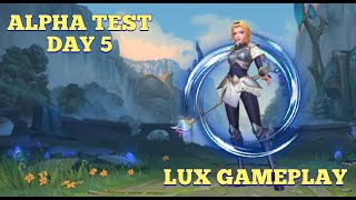 Lol wild rift: alpha test day 5 lux ...