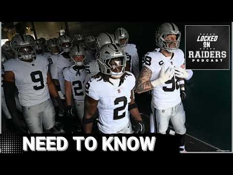 Las Vegas Raiders: what you need to know Week 1