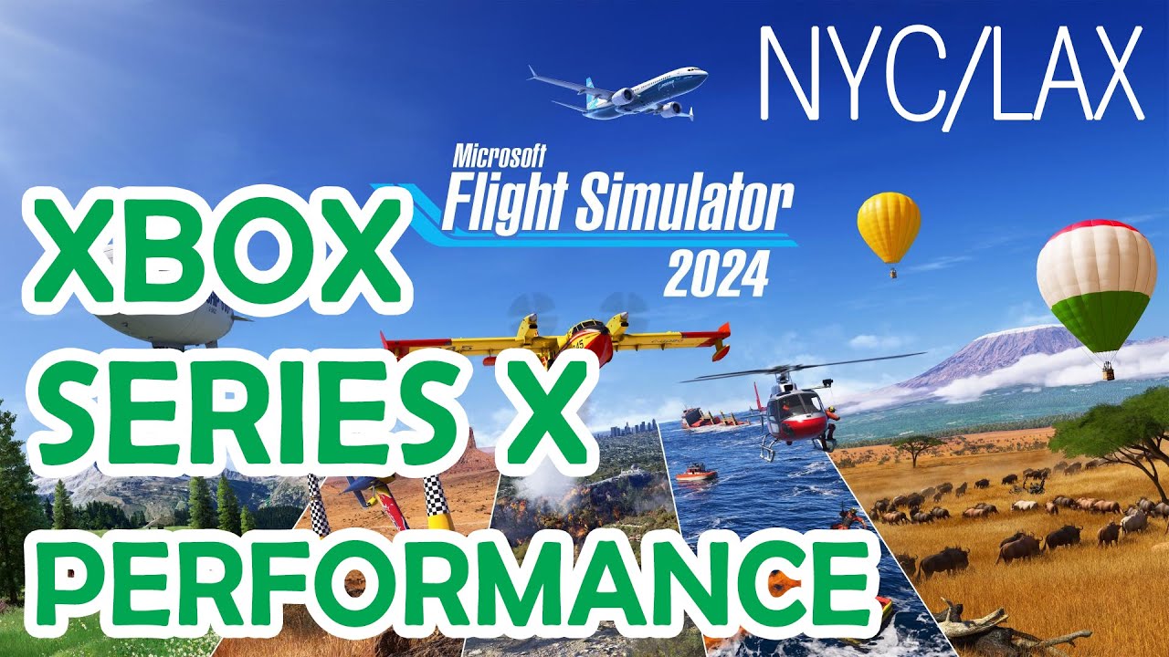 Microsoft Flight Simulator 2024 | NYC/LAX | Xbox Series X Performance ...