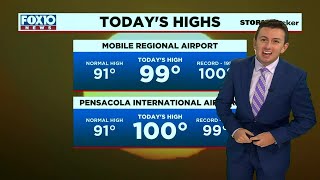 Saturday Evening Weather Update for Saturday Aug. 12, 2023