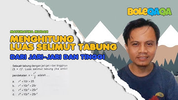 Mudah Matematika - Menghitung Luas Selimut Tabung