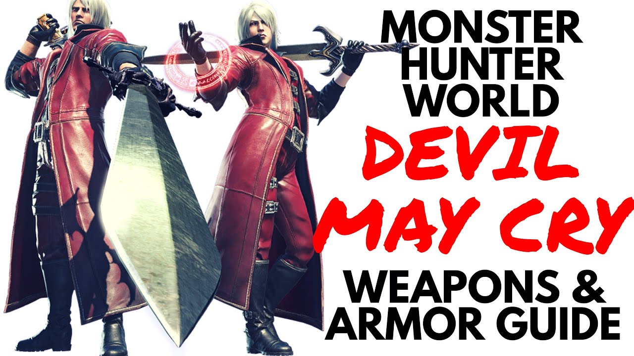 Get Devil May Cry's Dante Armor and Weapon in Monster Hunter: World Now