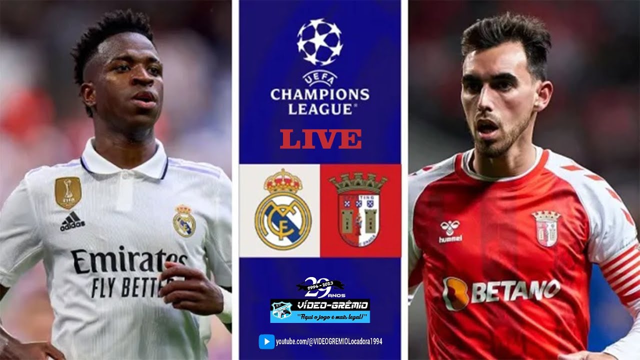 REAL MADRID vs BRAGA - UEFA CHAMPIONS LEAGUE 23/24 - GROUP C