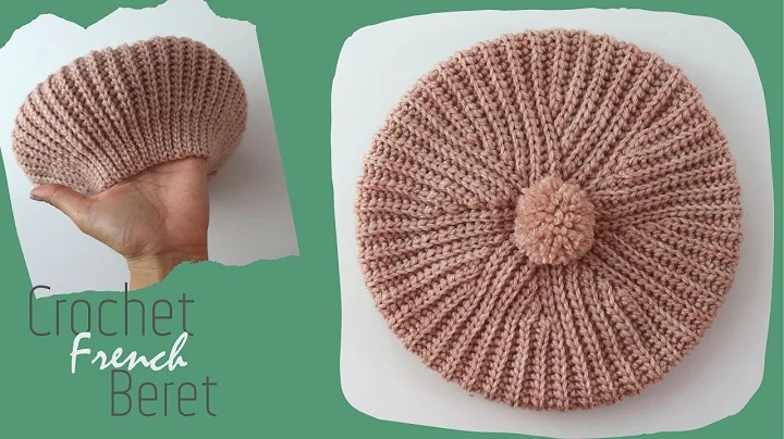 How To Crochet An Easy French Beret Hat / Beginner Friendly Tutorial