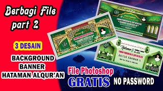 CONTOH BANNER ACARA HATAMAN TPQ || PSD Free download ‼️ CONTOH BANNER ACARA HATAMAN TPQ || PSD Free download ‼️