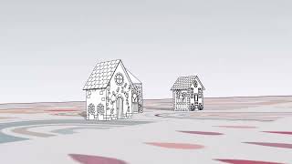 Paper Houses template Printable Craft Sheets, Paper Craft Kit, Cut and Colour pages Coloring house