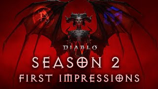 Diablo 4 - Podcast SEASON 2 FIRST IMPRESSIONS with @EchohackGames @Rob2628 @Moxsy