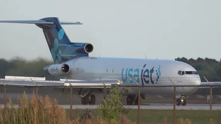 RARE BIRD!! | BOEING 727-223 | USA JET Runway 25 At Windsor International Airport. #yqg #aviation