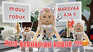 KUIS BERHADIAH ROBUXX😍⁉️ Siapa Cepat Dia Dapat Robuxx !!😬 | Roblox Indonesia 🇮🇩 | screenshot 4