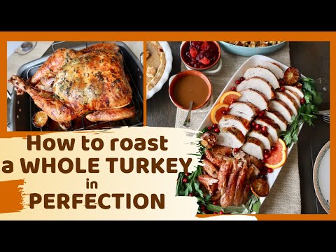 🇨🇦쉬운 오븐요리: 칠면조 오븐구이 / How to ROAST and SLICE TURKEY / Thanksgiving Dinner