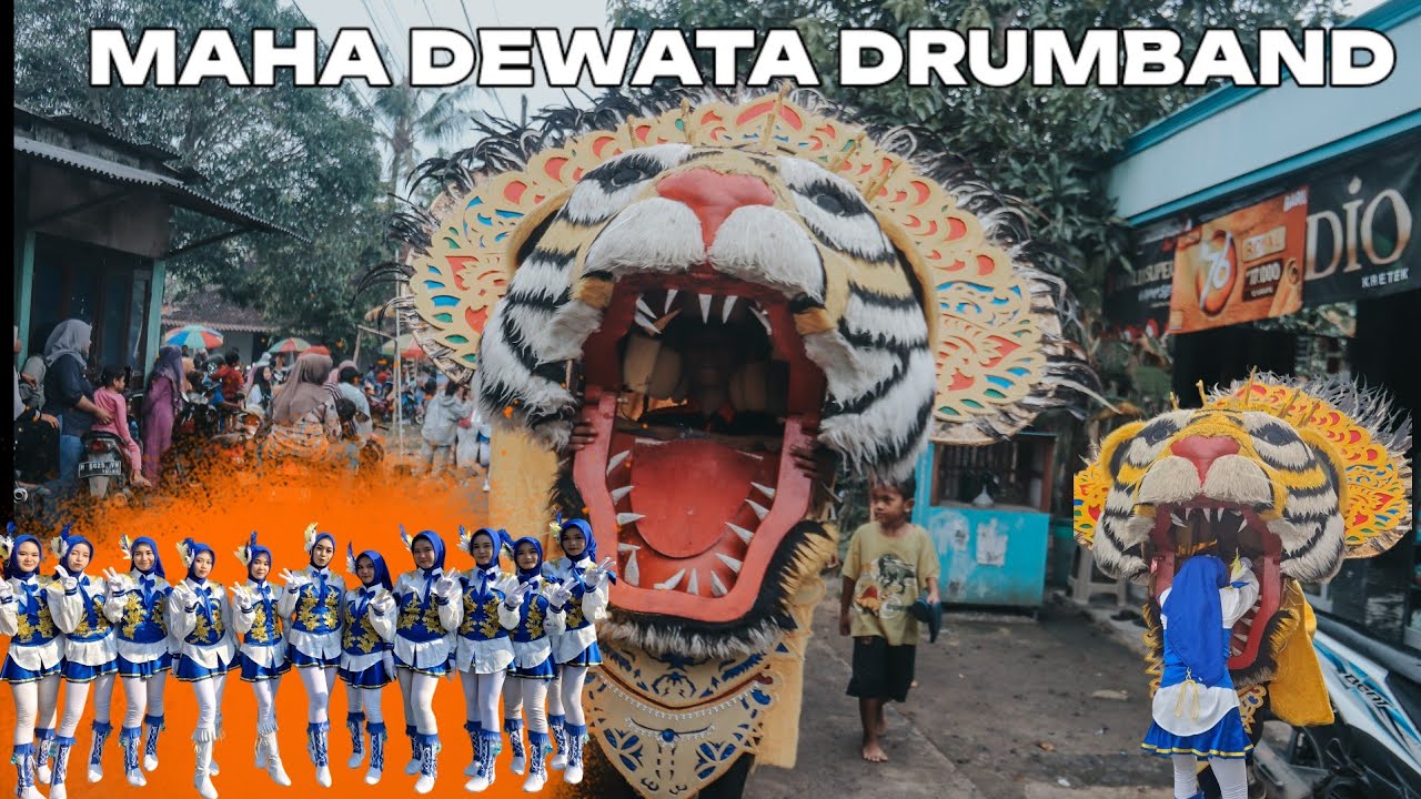 Full Show‼️ Mayoret Cantik Dicaplok Barongan | Maha Dewata Drumband live Kadilangon