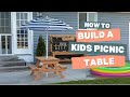 DIY Kids Picnic Table