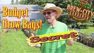 Budget Grow Bags  Secret Smart Pots Alternative!