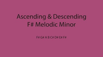 F# Melodic Minor Scale