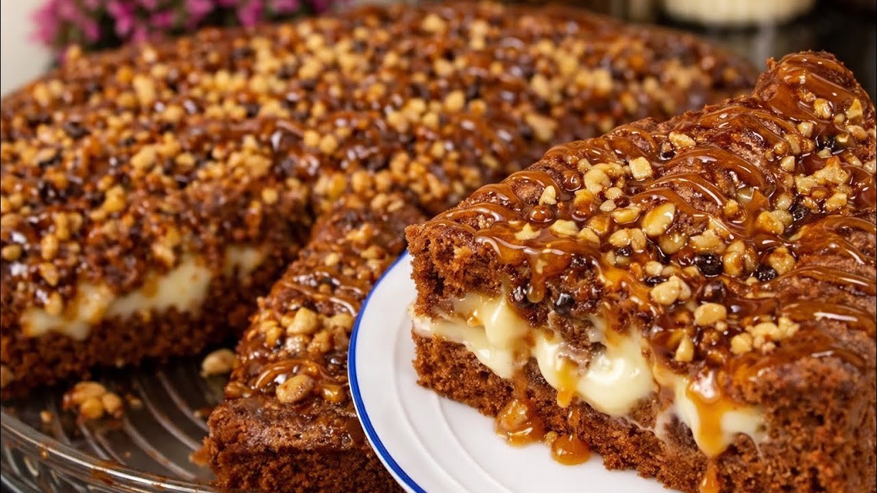 كيكة البركان رهيبة😱كيكة لدارت ضجة كبيرة/ب2بيضات سهلة إقتصادية نتيجة خطير..مستحيل تجربيها ومتعاوديهاش