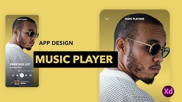 Music Player App Design - Adobe XD