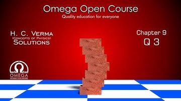 H. C. Verma Solutions - Chapter 9, Question 3