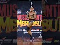 Atleta Classic Physique Léo Leal campeão top1 Muscle Contest Mercosul 2025. #mindfulness #champion
