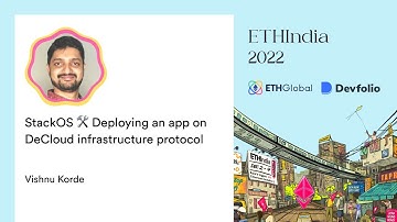 StackOS 🛠 Deploying an app on DeCloud infrastructure protocol - Vishnu Korde