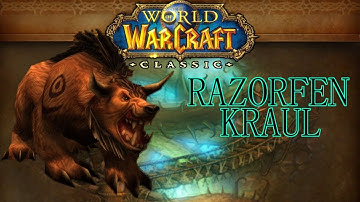CLASSIC WoW Druid Tank: Razorfen Kraul w/ Commentary
