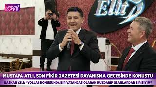Mustafa Atlı Son Fikir Gazetesi Dayanışma Gecesinde Konuştu
