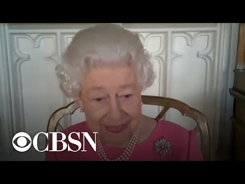 Queen Elizabeth encourages people to get the COVID-19 vaccine.