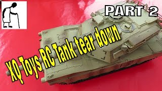 XQ Toys RC M1A2 Abrams Tank tear down PART 2