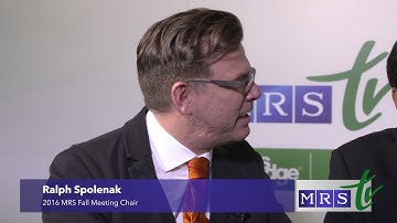 2016 MRS Fall Meeting Chairs, Ralph Spolenak and T. Venky Venkatesan