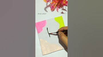 "Simple Tree Drawing | Easy Abstract Art for Beginners | #shorts #drawing #abstract #viral