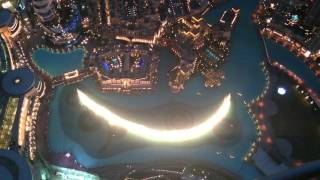 007 Dubai 2015 Burj Kalifa Fountain at Night Sony z3 4K