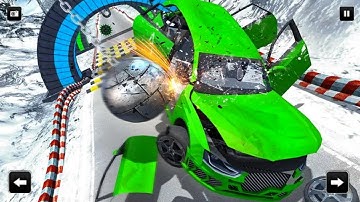 High Speed Bump Car Crash Stunt - Car Crashing Simulator - Android IOS Gameplay.