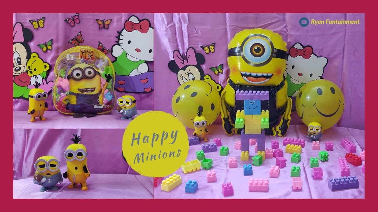 Minions Balloon | Fun Animated Balloons |  Kids Cartoon | Ryan Funtainment | 