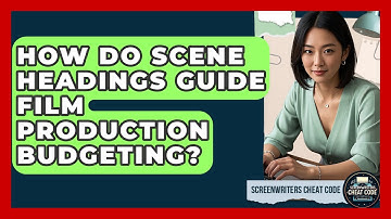 How Do Scene Headings Guide Film Production Budgeting? - Screenwriter