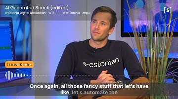 Taavi Kotka, former CIO of Estonia, talks how e-Estonia got started