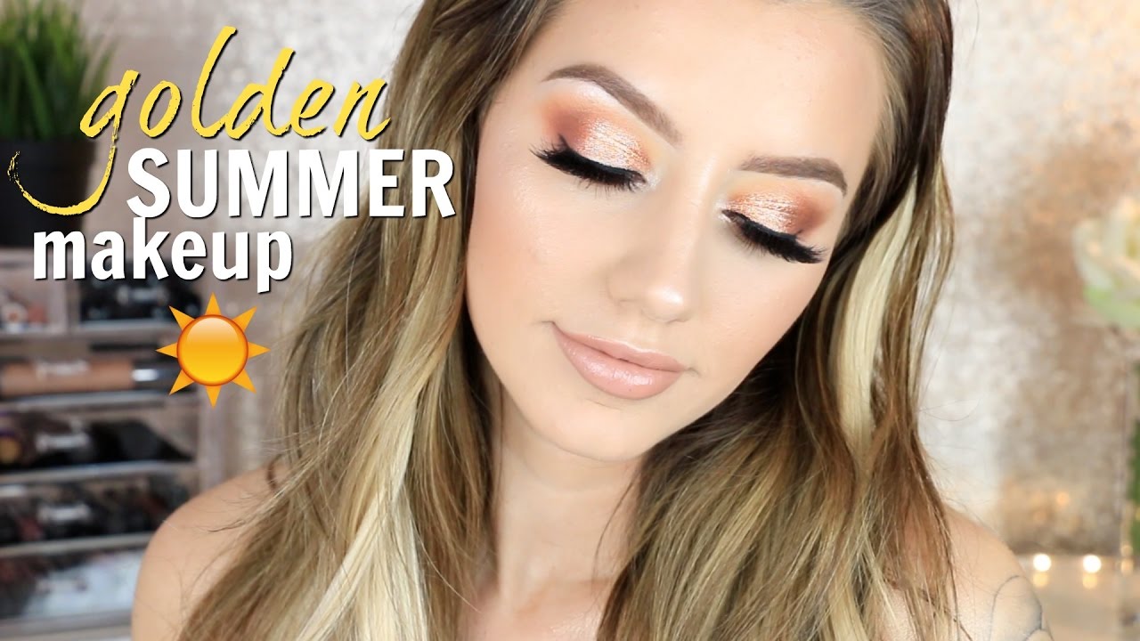 Bronzed Summer Makeup Tutorial | Jazzi Filipek