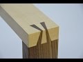 How to make a Japanese dovetail joint. By Theo Cook. Tutor at Robinson House Studio School