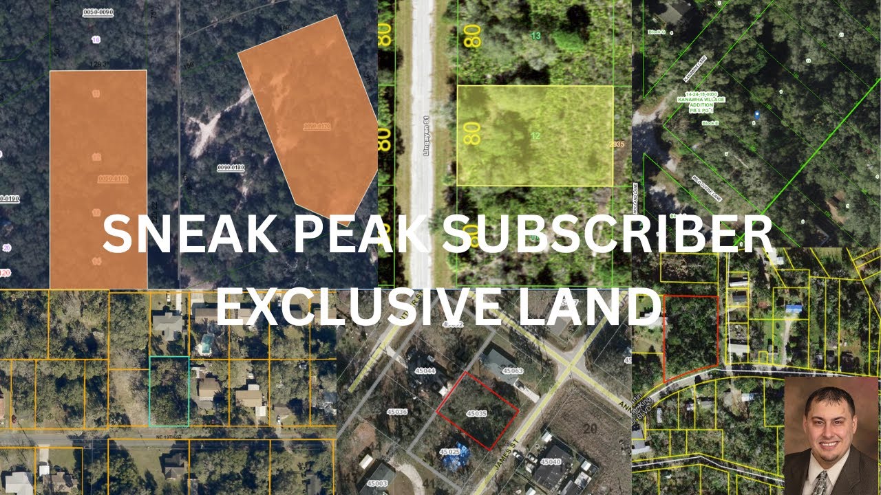 EXCLUSIVE SUBSCRIBER ONLY PRESALE VACANT LAND DEALS! FLORIDA LAND